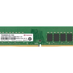 Transcend JetRAM - DDR4 - module - 16 GB - DIMM 288-pin - 3200 MHz / PC4-25600 - unbuffered