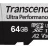 Transcend 340S - flash memory card - 64 GB - microSDXC