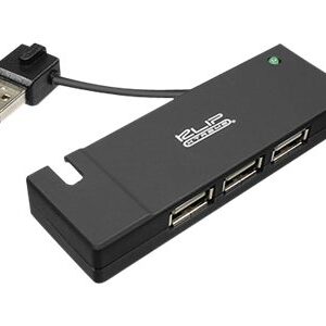 Klip Xtreme KUH-400B - hub - 4 ports