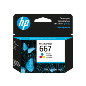 HP #667 Tri Color Ink 3YM78AL - 193015522435