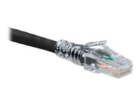 Leviton eXtreme SlimLine - Patch cable - RJ-45 (M) to RJ-45 (M) - 4.6 m - UTP - CAT 6 - IEEE 802.3af/IEEE 802.3at/IEEE 802.3bt - booted, snagless, stranded - black