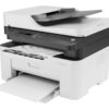 HP Laser MFP 137fnw - Multifunction printer - B/W - laser - Legal (8.5 in x 14 in)/A4 (8.25 in x 11.7 in) (original) - A4/Legal (media) - up to 20 ppm (copying) - up to 21 ppm (printing) - 150 sheets - 33.6 Kbps - USB 2.0, LAN, Wi-Fi(n)