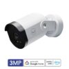Unno Tekno - Camera WiFi Cam3 Smart Outdoor Goog/Alexa 3MP - CM1403WT