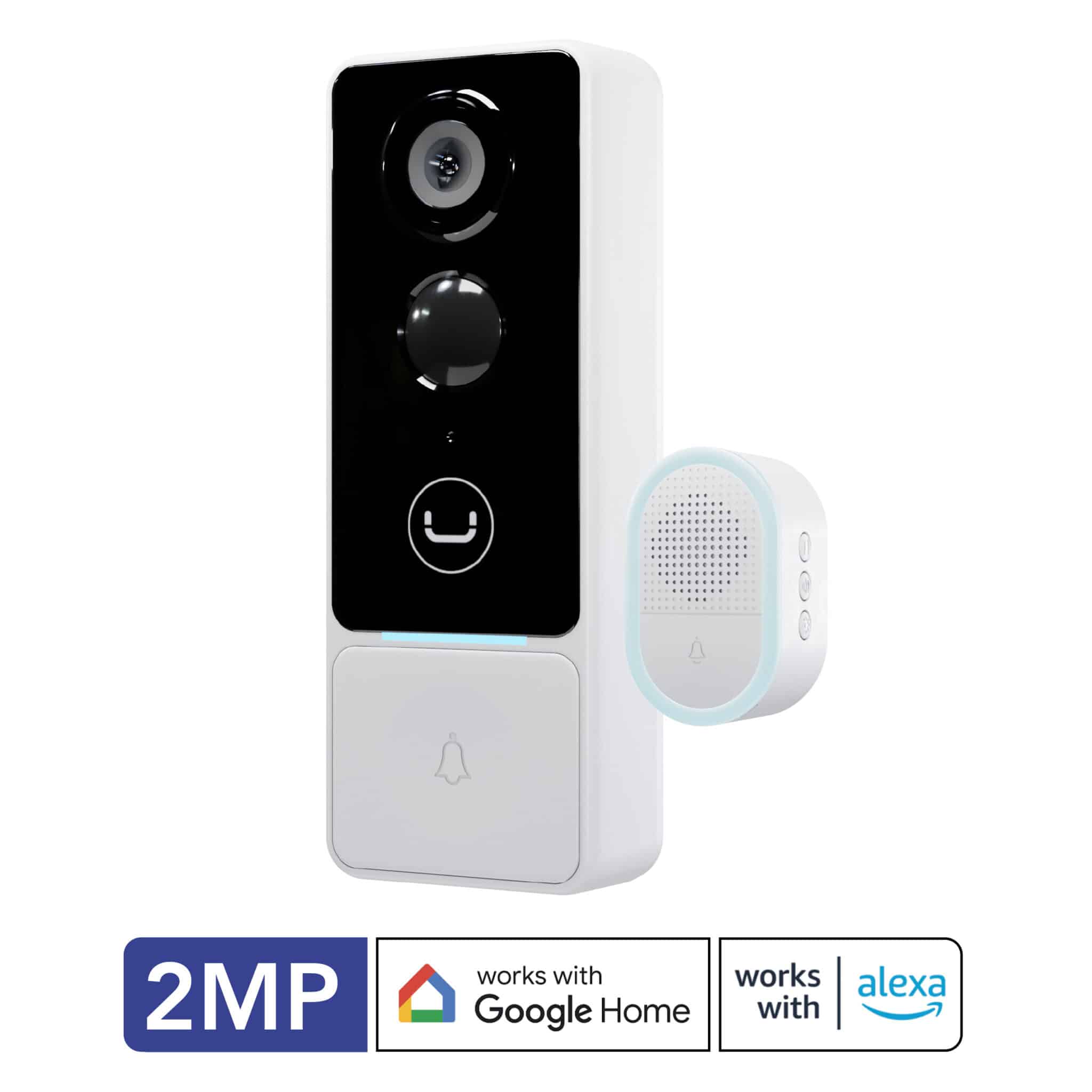 Smart Video Doorbell Bell1 1080p with battery & Chime - CM1481WT