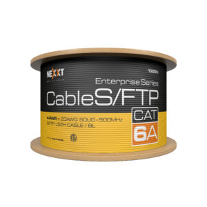 Nexxt Enterprise Cat.6A bulk cable S/FTP, LSHZ type jacket - 305m - NAB-UTP6AGR - Grey