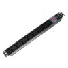 Nexxt Horizontal PDU - 8 Universal Outlet - Rackable - 220V 15A