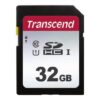 Transcend 300S - flash memory card - 32 GB - SDHC UHS-I