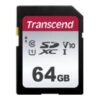 Transcend 300S - flash memory card - 64 GB - SDXC UHS-I