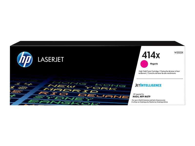 HP 414X - High Yield - magenta - original - LaserJet - toner cartridge (W2023X)